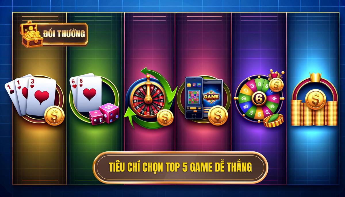 Top 5 Game Đổi Thưởng Dễ Thắng 2025 - Bí Kíp Từ Chuyên Gia | Đổi Thưởng 2 Tiêu Chí Lựa Chọn Top 5 Game Đổi Thưởng Dễ Thắng Của Đổi Thưởng